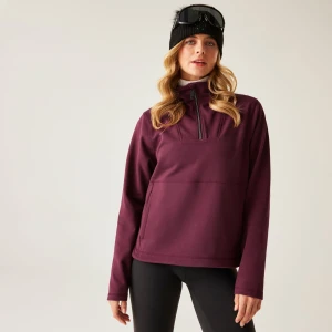 Dare 2b Bluza damska z suwakiem 1/4 Wander Fioletowy, Rozmiar: