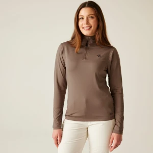 Dare 2b Bluza damska z suwakiem Lowline II Beżowe, Rozmiar: