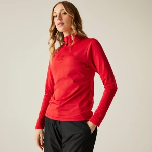 Dare 2b   Bluza damska z suwakiem Lowline II Czerwony, Rozmiar:
