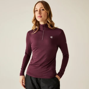 Dare 2b   Bluza damska z suwakiem Lowline II Fioletowy, Rozmiar: