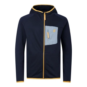 Dare 2b Bluza dziecięca z kapturem szybkoschnąca Expedition Niebieski, Rozmiar: 164 cm