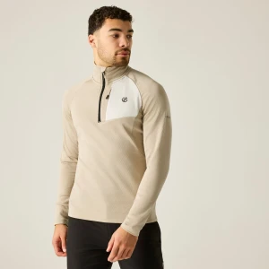 Dare 2b Bluza męska z suwakiem Venture Overhead Stretch Beżowe