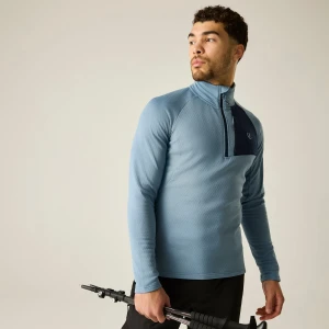 Dare 2b Bluza męska z suwakiem Venture Overhead Stretch Niebieski