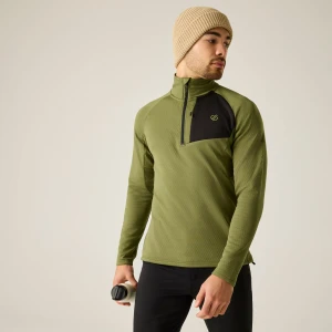 Dare 2b Bluza męska z suwakiem Venture Overhead Stretch Zielony