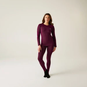 Dare 2b Dare 2b Bielizna termoaktywna damska komplet In The Zone II Fioletowy, Rozmiar: