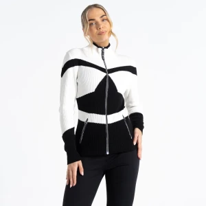 Dare 2b Dare 2b Bluza damska narciarska z suwakiem Rocker Czarny, Rozmiar: