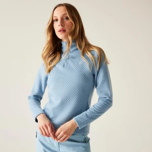 Dare 2b Dare 2b Bluza damska z suwakiem 1/4 Blindside Niebieski, Rozmiar: