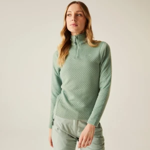 Dare 2b Dare 2b Bluza damska z suwakiem 1/4 Blindside Zielony, Rozmiar: