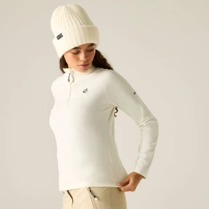 Dare 2b Dare 2b Bluza damska z suwakiem 1/4 Freeform II Beżowe, Rozmiar: