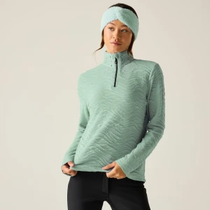 Dare 2b Dare 2b Bluza damska z suwakiem 1/4 Glamourize III Zielony, Rozmiar: