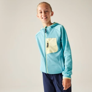 Dare 2b Bluza dziecięca z kapturem szybkoschnąca Expedition Niebieski, Rozmiar: 176 cm