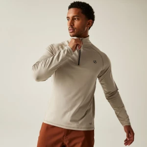 Dare 2b Dare 2b Bluza męska z suwakiem Fuse Up II Beżowe, Rozmiar: