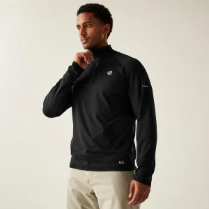 Dare 2b Dare 2b Bluza męska z suwakiem Fuse Up II Czarny, Rozmiar: