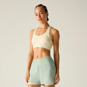 Dare 2b Dare 2b Damski biustonosz sportowy Don't Sweat It II Beżowe, Rozmiar: