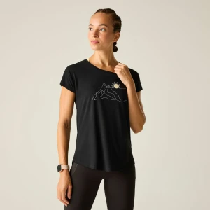 Dare 2b Dare 2b Koszulka damska lekka Serenity Czarny, Rozmiar: