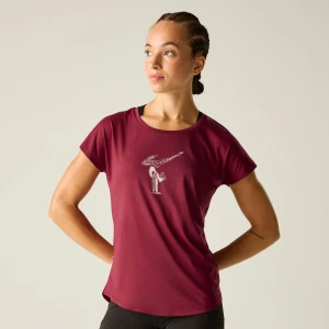 Dare 2b   Koszulka damska lekka Serenity Czerwony, Rozmiar: