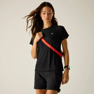 Dare 2b Dare 2b Koszulka damska szybkoschnąca lekka Nimble Czarny, Rozmiar: