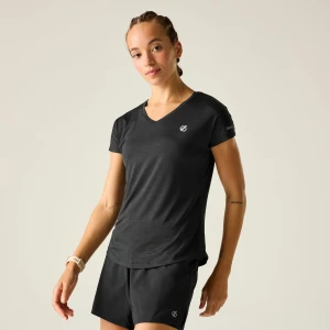 Dare 2b   Koszulka damska szybkoschnąca Vigilant Czarny, Rozmiar: