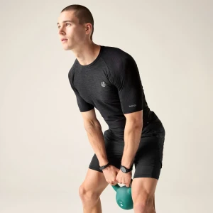 Dare 2b   Koszulka męska Power Up Czarny, Rozmiar: