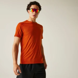 Dare 2b Dare 2b Koszulka męska szybkoschnąca Persist Pomarańczowy, Rozmiar: