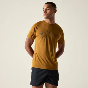 Dare 2b Dare 2b Koszulka męska szybkoschnąca Tech II Brązowy, Rozmiar: