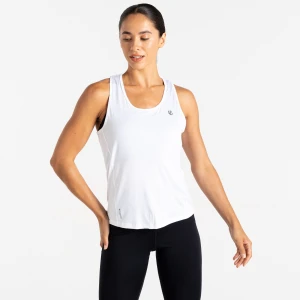 Dare 2b Dare 2b Koszulka na ramiączkach damska szybkoschnąca Modernize II Biały, Rozmiar: