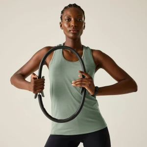 Dare 2b Dare 2b Koszulka na ramiączkach damska szybkoschnąca Modernize II Zielony, Rozmiar: