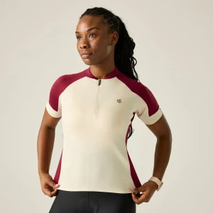 Dare 2b Dare 2b Koszulka rowerowa damska szybkoschnąca Flutter Beżowe, Rozmiar: