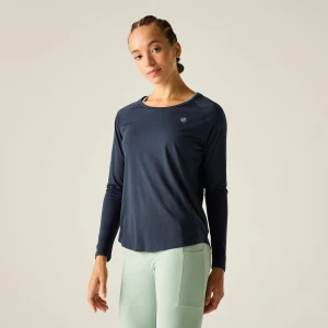 Dare 2b   Koszulka z długim rękawem damska szybkoschnąca Serenity Niebieski, Rozmiar: