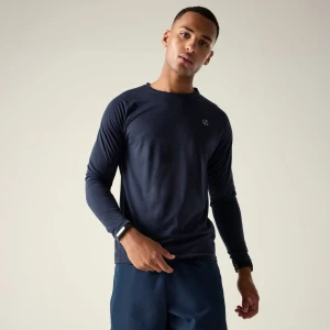 Dare 2b Dare 2b Koszulka z długim rękawem męska szybkoschnąca Agile Niebieski, Rozmiar: