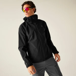 Dare 2b Dare 2b Kurtka męska przeciwdeszczowa Switch Out II Czarny, Rozmiar: