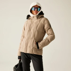 Dare 2b Dare 2b Kurtka narciarska damska z membraną Glamourize VI Beżowe, Rozmiar: