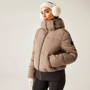 Dare 2b Dare 2b Kurtka narciarska damska z membraną Glitz Beżowe, Rozmiar: