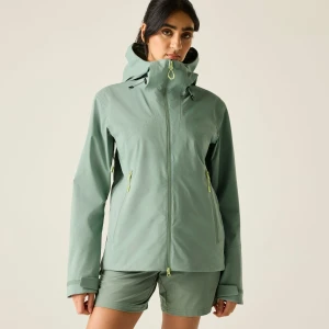 Dare 2b Dare 2b Kurtka przeciwdeszczowa damska lekka z membraną Haik 3 layer Zielony, Rozmiar: