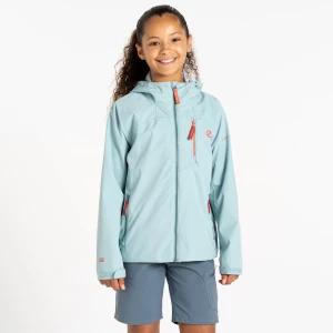 Dare 2b Dare 2b Kurtka przeciwdeszczowa dziecięca z membraną Switch Out Zielony, Rozmiar: