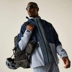 Dare 2b Dare 2b Kurtka przeciwdeszczowa męska z membraną Arising IV Niebieski, Rozmiar: