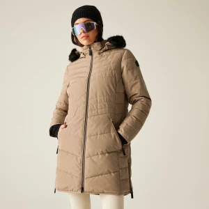 Dare 2b Dare 2b Płaszcz zimowy damski Striking IV Beżowe, Rozmiar: