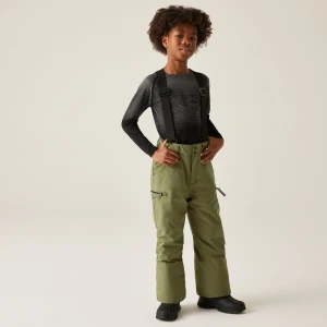 Dare 2b Dare 2b Spodnie narciarskie dziecięce z membraną Pow II Zielony, Rozmiar: