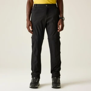 Dare 2b Dare 2b Spodnie trekkingowe męskie z odpinanymi nogawkami Tuned In II Czarny, Rozmiar: