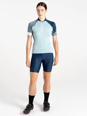 Dare 2b Koszulka kolarska "Flutter Jersey" w kolorze błękitno-granatowym rozmiar: 42