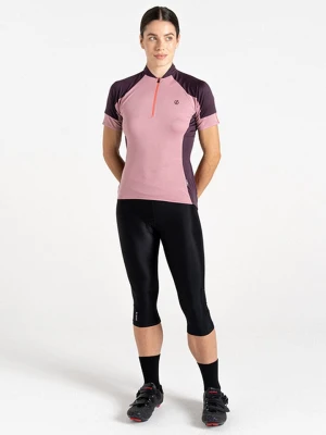 Dare 2b Koszulka kolarska "Flutter Jersey" w kolorze jasnoróżowo-fioletowym rozmiar: 44