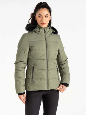 Dare 2b Kurtka narciarska "Glamorize V" w kolorze khaki rozmiar: 40