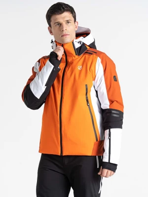 Dare 2b Kurtka narciarska "Speed" w kolorze biało-czarno-pomarańczowym rozmiar: XL