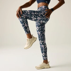 Dare 2b Legginsy sportowe damskie szybkoschnące Influential II Niebieski