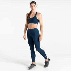 Dare 2b Legginsy sportowe damskie szybkoschnące Legitimate Niebieski, Rozmiar:
