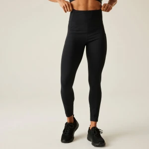 Dare 2b   Legginsy sportowe damskie szybkoschnące Power Czarny, Rozmiar: