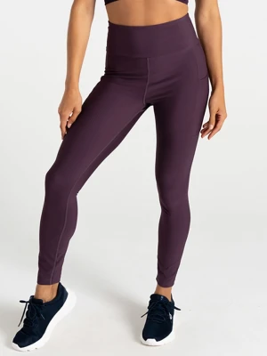 Dare 2b Legginsy sportowe "Hustle" w kolorze fioletowym rozmiar: 44