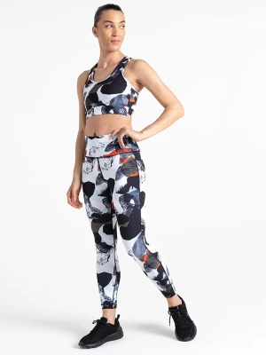 Dare 2b Legginsy sportowe "Influential" w kolorze szaro-białym rozmiar: 50