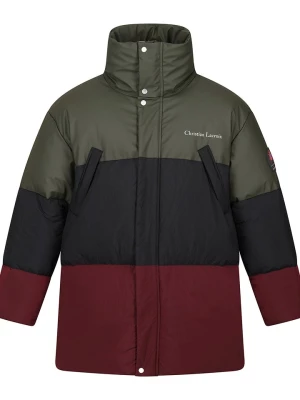 Dare 2b Płaszcz pikowany "Barbegal" w kolorze oliwkowo-czarno-czerwonym rozmiar: XXL