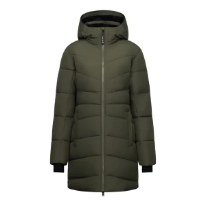 Dare 2b Płaszcz zimowy damski ocieplany Glacier Longline Zielony